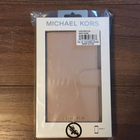NWT iPhone X Michael Kors Folio Phone Case - Picture 3 of 8